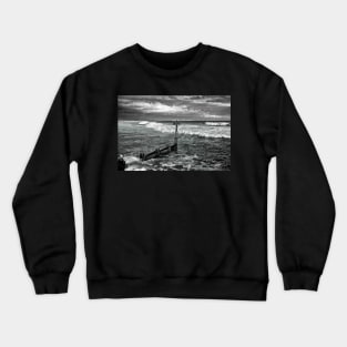 Looking North from Seaton Sluice Harbour Crewneck Sweatshirt